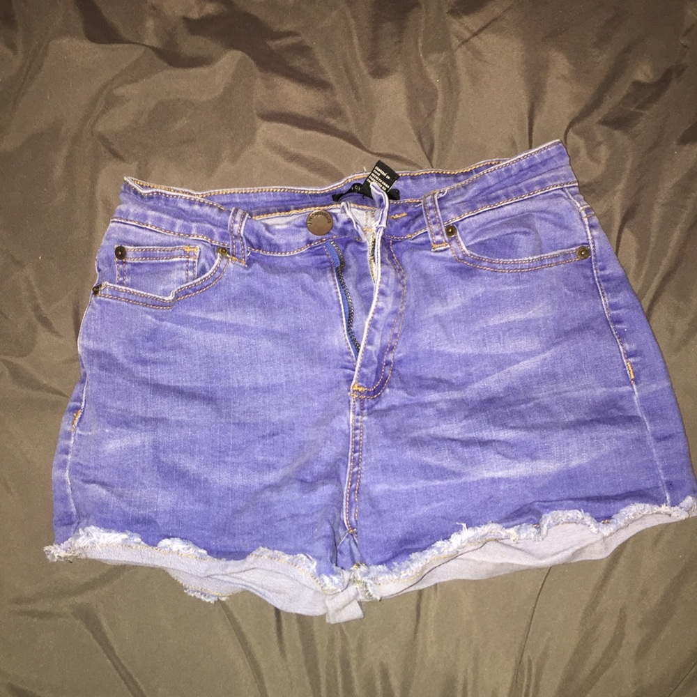 Denim shorts